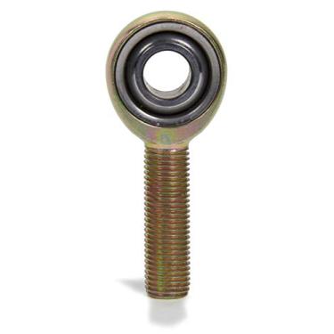 Imagem de Extremidade da haste, esférica, furo de 7/16", rosca macho esquerda de 7/16-20", 3 peças, inserção de nylon, aço, niquelado - cada