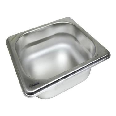 Imagem de Kit C/ 5 Cubas Gn Gastronômicas Rechaud Buffet Inox 1/6x65 - Armazém13