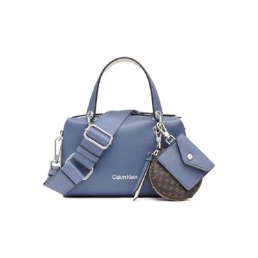 Imagem de Calvin Klein Cali Mini bolsa transversal, Folkstone cinza/querubim branco, One Size