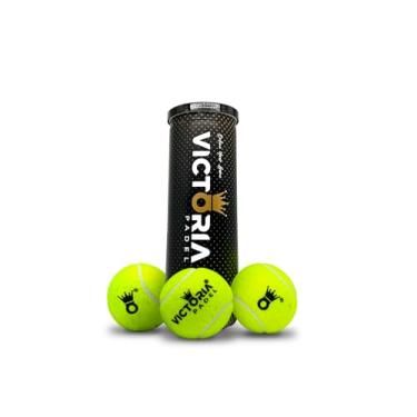 Imagem de Victoria Padel Bola – Bola de Padel Profissional Certificada pela FIP – Bolas de Padel Durável com Bounce Consistente – Feltro Premium para Alto Desempenho – Tubo de 3 Bolas Prontas para Torneios (1