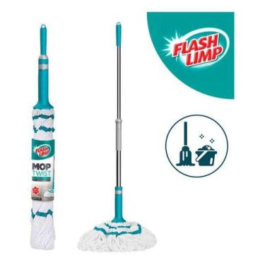 Imagem de Mop Twist Auto Torção Flashlimp Limpeza Rodo Pano De Chão