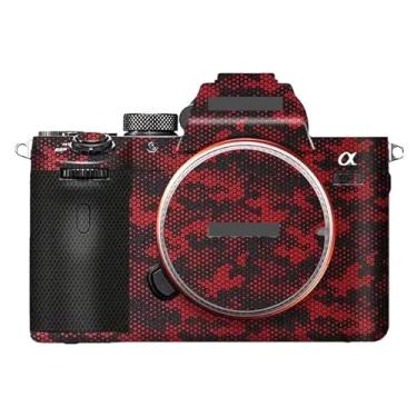 Imagem de Adesivo antiarranhões para câmera Sony Alpha 7 IV/A7M4/A7IV película protetora de câmera (Mamba Red)