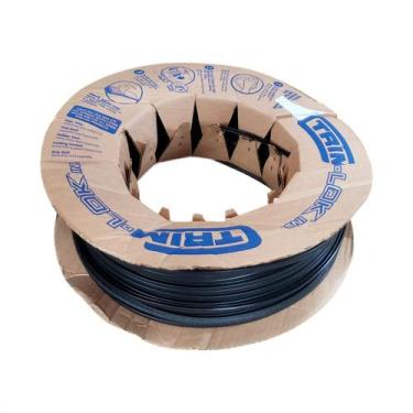 Imagem de Perfil PVC Flexível c/ Clip Aço 11mm X 8mm X 2,7mm Rolo 500M - Trim-Lo