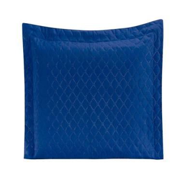 Imagem de Porta Travesseiro Requinte Liso Azul Royal Enxovais Aquarela, Azul
