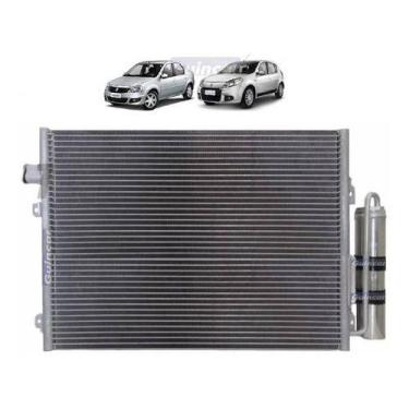 Imagem de Kit Radiador  Condensador Renault Sandero / Logan Até 2012 - COOLER