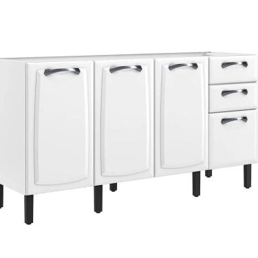 Imagem de Balcão Para Pia Itatiaia New Premium 160cm 4 Portas 2Gavetas