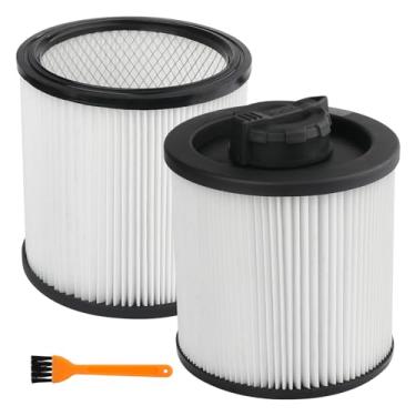 Imagem de 2 peças de substituição de filtro de cartucho DXVC6910 compatível com Dewalt DXV06P DXV09P DXV10P DXV10PL DXV10SA DXV12P DXV14P DXV16P, adequado para aspiradores secos úmidos de 6 a 16 galões