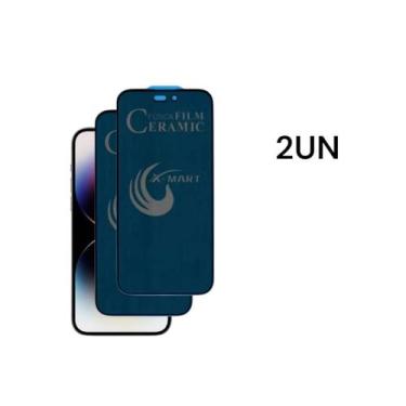 Imagem de 2UN Películas De Cerâmica Fosca Privacidade Para Proteção Do Iphone 15