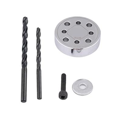 Imagem de Gabarito de guia de broca de hélice, gabarito de broca de avião modelo RC de metal, gabarito de broca de hélice de substituição para motor DLE30 DLE55 EME55