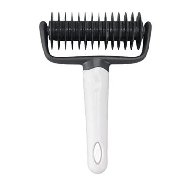 Imagem de Cortador de treliça de pizza grcfumo, rolo de treliça de pastelaria, cortador de rolo de treliça de pastelaria com alça longa para massa de pizza de pão de pastelaria