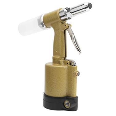 Imagem de Pistola Hidráulica de Rebite Pneumático Grande Força de Tração de Alta Eficiência Ferramenta DIY Concha de Alumínio, Kit Portátil Completo para Rebites de Alumínio de Aço