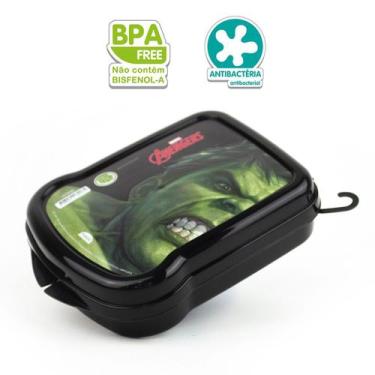 Imagem de Sanduicheira Infantil Hulk de Plástico Lancheira Escolar Plasútil