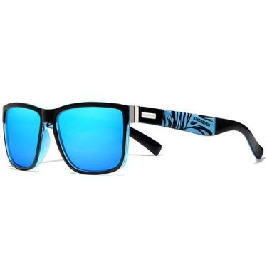 Imagem de Óculos de Sol Masculino Kingseven Esportivo Polarizados UV400, Azul