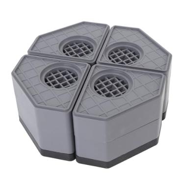 Imagem de 4pcs Universais Anti -vibração para a Máquina de Lavar, Parar de Mover, Cancelamento de Ruído, Suporte de Estabilizador de Borracha Pés Previnos de Derrapagem, Absorção de Choque