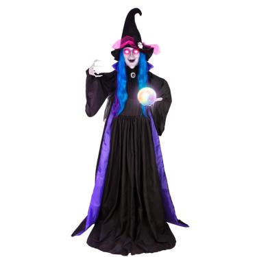 Imagem de Bruxa Animatrônica Permanente Adivinhadora de Halloween 72