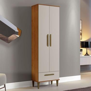 Imagem de Multiuso Natal 02 Portas E 01 Gaveta Kaiki Móveis Naturalle Com Off White