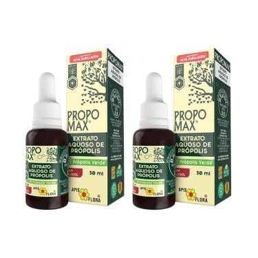 Imagem de Kit 02 Extrato de Própolis Aquoso Propomax 30ml – Apis Flora