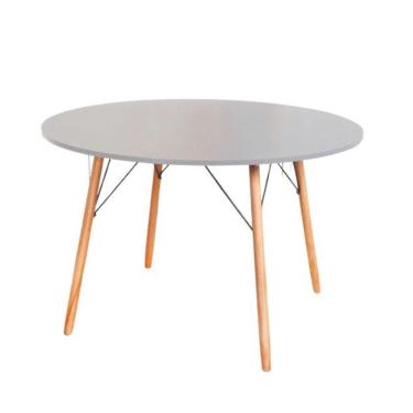 Imagem de Mesa De Jantar Redonda Eames Eiffel 120cm - Cinza