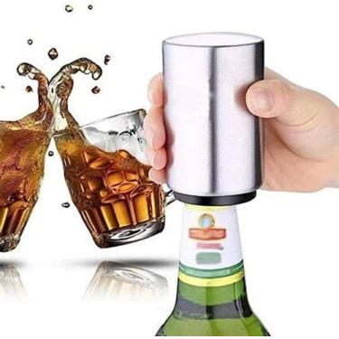 Imagem de Abridor De Garrafa Automático Cerveja Imã Aço Inoxidável - SM