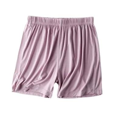 Imagem de Shorts De Verão Modal De Tamanho Grande, Calças De Pijama Soltas Casua