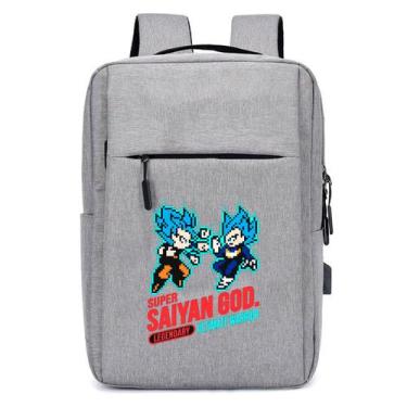 Imagem de Mochila USB Escolar Estampa Divertida Infantil Dragon Ball Espaço Para