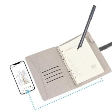 Imagem de Conjunto de Notebooks de Caneta Inteligente Digital, Digitalização Digital de Sincronização Em Tempo Real para Digitalização, 2 Em 1 Notebook Bluetooth Com Lápis Inteligente para