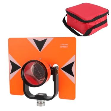 Imagem de Prisma total de estação de revestimento de cobre de 64 mm, alta precisão 5-8 polegadas, ajuste de 0/-30 mm, adaptador de corpo de liga de alumínio, amplamente utilizado em túneis, minas, estradas