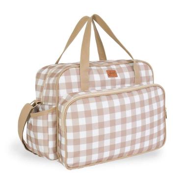 Imagem de Bolsa de Maternidade Grande Just Baby Vichy Bege