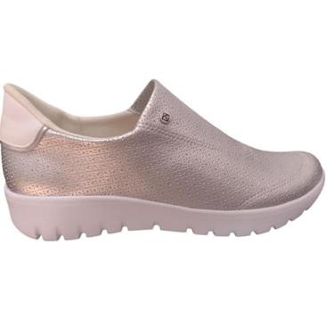 Imagem de Piccadilly Tênis Slip On Feminino, Prata Metálico, Solado Tratorado (Prata metalizado, BR, Adulto, Numérico, 37)