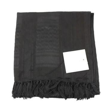 Imagem de Cachecol Keffiyeh Shemagh de Algodão - Unissex, À Prova de Vento, para
