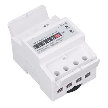 Imagem de Medidor de Energia 4P Medidor de Energia Elétrica Monofásico Display Digital para Uso Doméstico Medição Precisa do Consumo de Energia Ativa Forte Resistência à Interferência