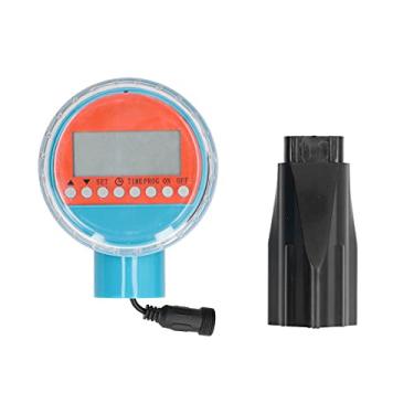 Imagem de Timer de rega impermeável Irrigação Irrigação Smart Solenóide Válvula Timing Timing Bateria Ferramenta de irrigação de jardim para varanda ao ar livre Plantas de pátio da parede