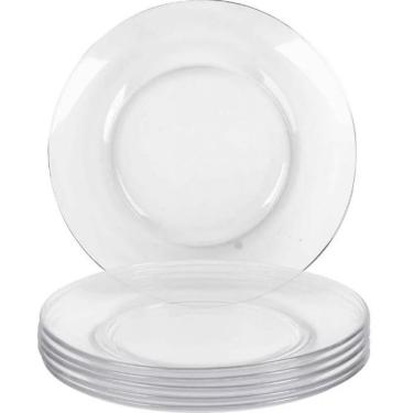 Imagem de Conjunto de 6 Pratos de Vidro Raso 23cm Astral Duralex