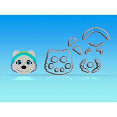 Imagem de Cortador Patrulha Canina Everest Tamanho 6 Cm