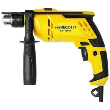 Imagem de Furadeira impacto mfi 750w 12 220v - menegotti, 220V