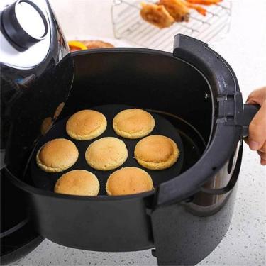 Imagem de Forma Para Cupcake 7 Cavidades Ideal Para Air Fryer Em Silicone - WARI