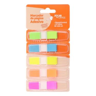 Imagem de INDEX FILM 44MMX12MM 5 CORES 25F CX/24 UNDS JOCAR OFFICE