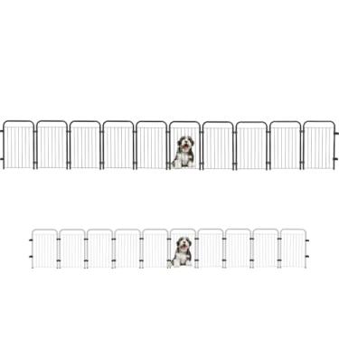 Imagem de Cercado Caes Pet Cachorro Grade Cerca 10 Módulos 51cm Altura (Preto)