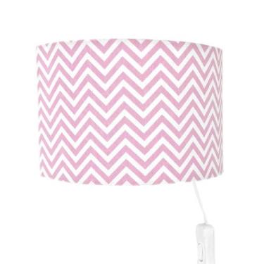 Imagem de Arandela Meia Lua Rosa Quarto Bebê Infantil Menina - Potinho de mel