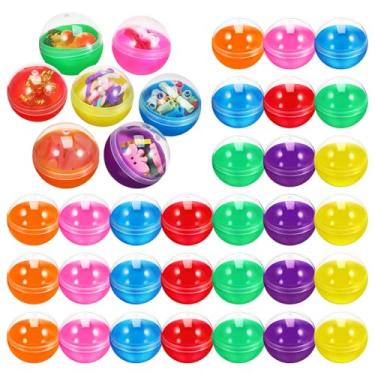 Imagem de Luxshiny Cápsulas Máquinas De Venda Automática Com 120 Peças: Bolas De Cápsula De Plástico De 38 Mm - Acessórios Divertidos Máquinas De Venda Automática Lembrancinhas De