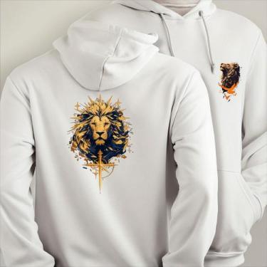 Imagem de Moletom Evangélica Gospel Blusa De Frio Jesus Rei Dos Reis - Core Base