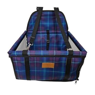 Imagem de Cadeirinha Cadeira Assento Pet de Carro para Cães Cachorro, gatos(XADREZ)