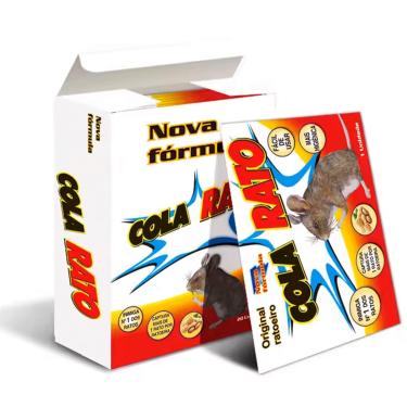 Imagem de Cola Rato Tapete Adesiva Com 6 Unidades Pega Pragas