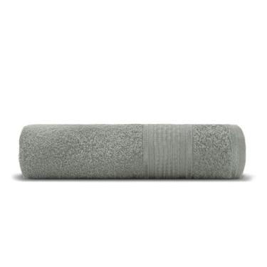 Imagem de Toalha De Rosto Extra Macia Grande Algodão 45cmx68cm Appel, Cinza Amia