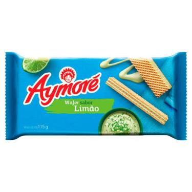 Imagem de Biscoito Aymoré Wafer Sabor Limão 105g - Aymore