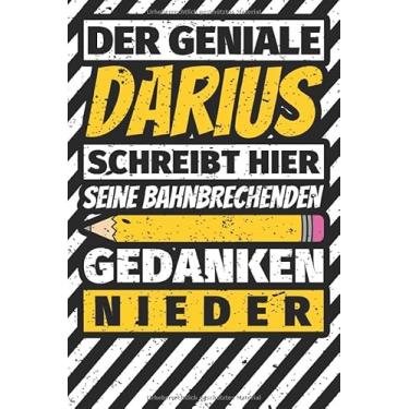 Imagem de Notizbuch liniert: Darius Geschenke lustiger Spruch Vorname