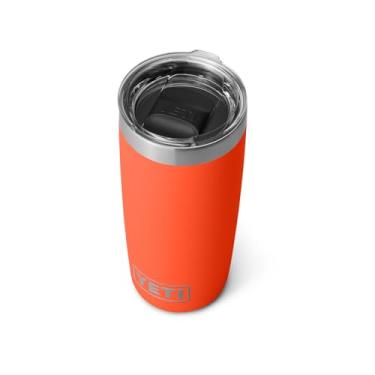 Imagem de YETI Copo Rambler de 290 ml, aço inoxidável, isolado a vácuo com tampa MagSlider, mamão