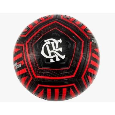 Imagem de Bola de futebol pvc / pu pro numero 5 flamengo - futebol e magia