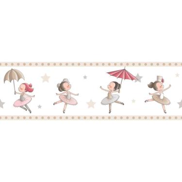 Imagem de Faixa De Parede Treboli Bege Bailarinas 5923