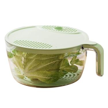 Imagem de Filtro de lavagem de arroz, filtro de grande capacidade use a tigela de massas de frutas vegetais para enxaguar vegetais e grãos de plástico ecológico 20,5 x 10,5 x 25cm